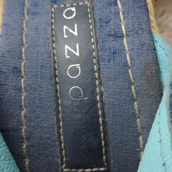 Apepazza Blue Fabric Upper Closed Toe Lace Up Gladiator Wedged Heel Espadrilles - Picture 11 of 16